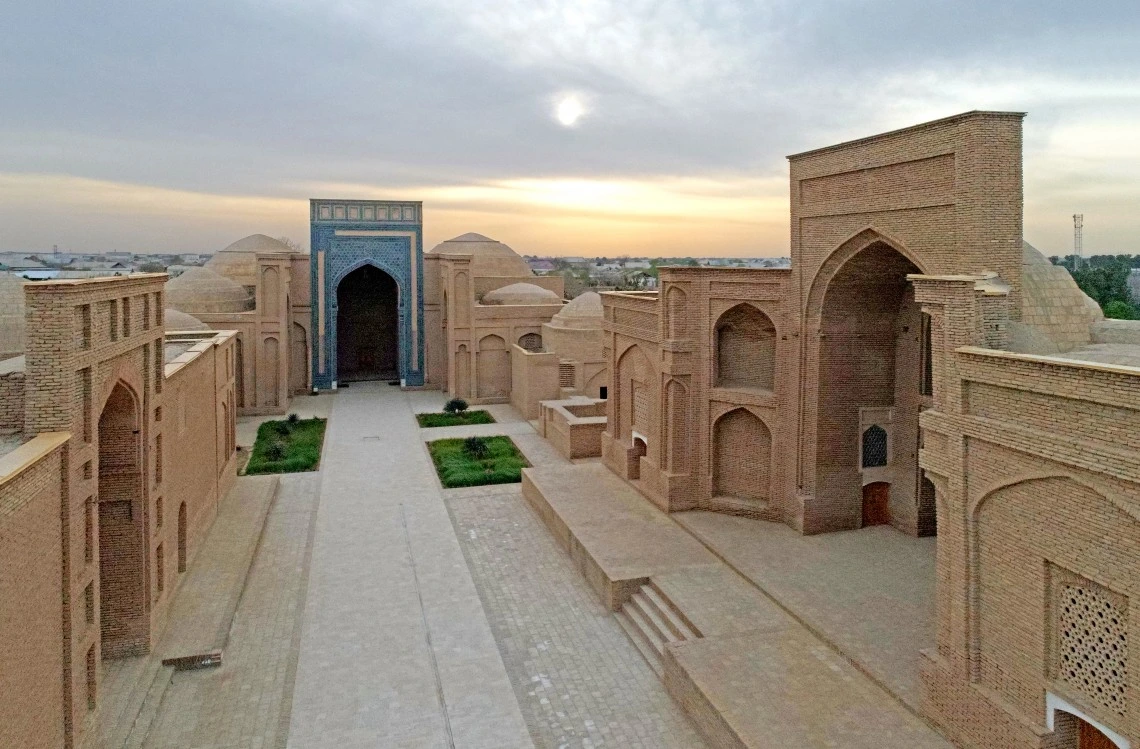 Rovine storiche a Termez, Uzbekistan